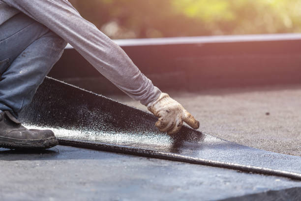 Professional Emergency Waterproofing technician working in Grant, MI